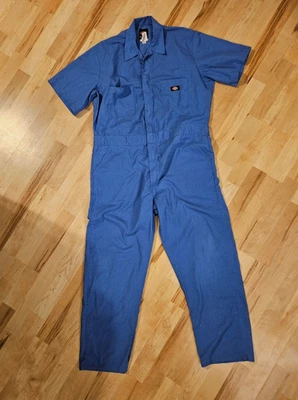Dickies Mens Short Sleeve 33999 Work Wear or Fashion Uniform Coveralls Jump Suit - Image 1 of 4