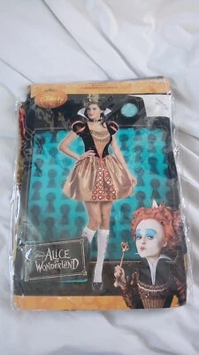 size large 12-14 disney alice in wonderland fancy dress costume wear it to work - Image 1 of 4