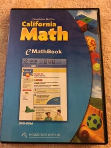 DVD MATH Houghton Mifflin California Math E Mathbook Grade 4 - Picture 1 of 8