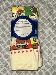 3 Stück Frottee Küchentücher Set - Bild 1 von 2