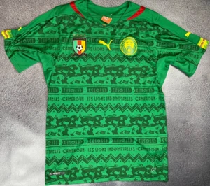 Camiseta de fútbol Camerún 2014 local Puma camiseta de fútbol talla M - Imagen 1 de 5