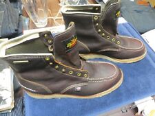THOROGOOD 1957 SERIES BROWN 6" WP WEDGE SOLE WORK BOOT (USA) 814-3600 SIZE 12D