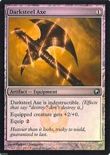 MTG - Scars of Mirrodin - Darksteel Axe - Foil - NM