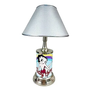 Betty Boop Metal License Plate Handmade Sport Table Lamp Best Gift Ever - Picture 1 of 2