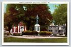 Postcard Soldiers Monument in City Park Lewiston Maine 14183
