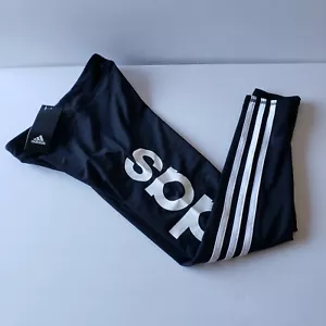 NWT - Adidas Logo Girls Athletic Tight Leggings - size L (14) - Picture 1 of 6
