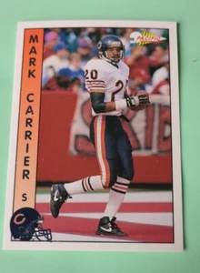 1992 Pacific Mark Carrier Football Cards #28 - Chicago Bears  - Picture 1 of 2