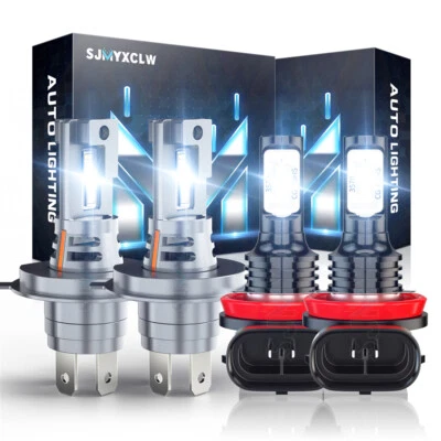 Para Kia Sportage 2005 206 2007 2008 4x faros LED haz alto/bajo + bombillas antiniebla Foto 1 de 4