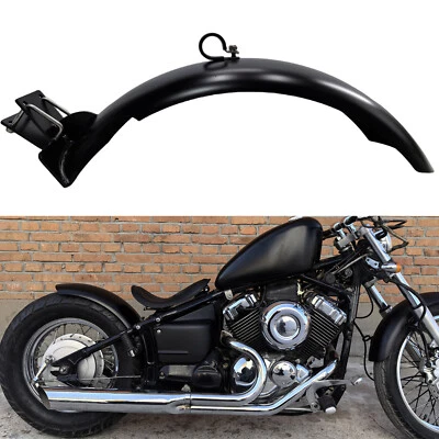 Guardabarros trasero negro placa guardabarros para YAMAHA DRAGSTAR V-Star XVS400 XVS650 CA Foto 1 de 4