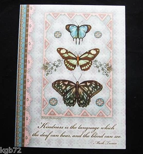Leanin Tree Thank You Greeting Card Butterflies Multi Color R69 Butterfly - Picture 1 of 2