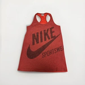Canotta Nike Sportswear donna rossa atletica in rete posteriore taglia media M - Foto 1 di 6