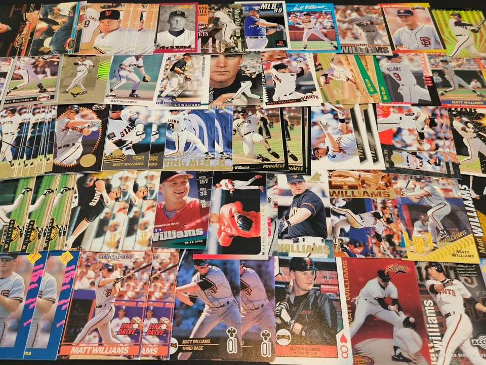 MATT WILLIAMS YOU PICK SEE EVERY CARD RC, INSERTS HUNDREDS AND HUNDREDS ALL MATT - Image 1 of 1