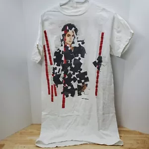 Vintage Michael Jackson 1988 Bad Tour Konzert Einzelstich T-Shirt Med Rap T-Shirt - Bild 1 von 12