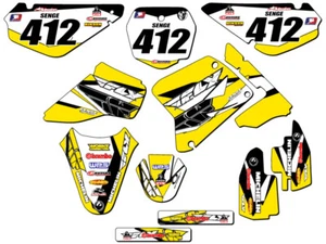 Kit de gráficos Senge amarillo 2001-2004 RM 85 13 FLY compatible con Suzuki - Imagen 1 de 10