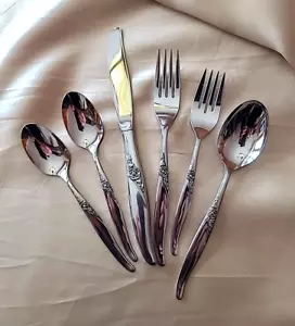 Oneida Ltd **LA ROSE** Premier Stainless 6 tlg. set - Bild 1 von 2