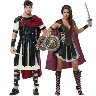 Ancient Roman Spartan Warrior Gladiator Cosplay Women & Men Knight Xena Princess - Image 1 of 4