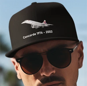 Retro British Airways Classic Iconic Concorde Airline Collectors Baseball Cap - Picture 1 of 10