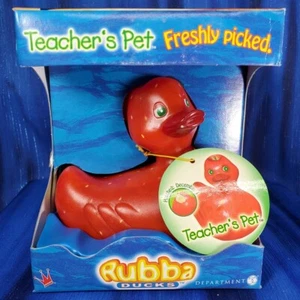 Teacher's Pet Rare Rubba Duck Fall 2000 Apple NIB - Picture 1 of 7
