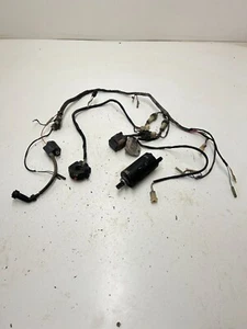 84 1984 Yamaha Tri Moto 225 DX YTM225DXL OEM Wiring Harness Plug Coil ECU CDI - Picture 1 of 15