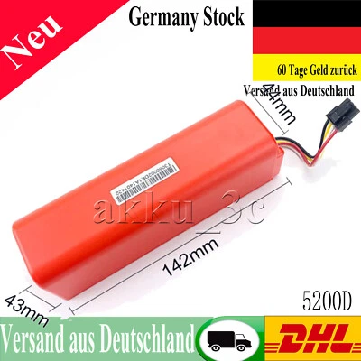 Batteria Batteria BRR-2P4S-5200D, per Xiaomi 1S Roborock S5MAX S6MAXV S7 S75 5200mAh