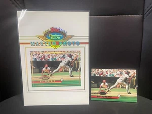 Foto 5 x 7 1993 Topps Stadium Club Master Bip Roberts #30 y tarjeta base #30 Rojos - Imagen 1 de 2