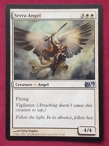 Magic The Gathering 2013 CORE SET M13 SERRA ANGEL white card MTG - Picture 1 of 2