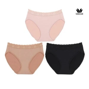 (SET of 3) Wacoal Bikini Panty Polyester Fabric Soft Comfort (WU1C35/WU1T35) - Picture 1 of 8