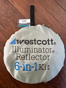 Westcott Illuminator Reflector 6 -in-1 Kit 30 Inch Diffuser, Black, Gold, Silver - Picture 1 of 9