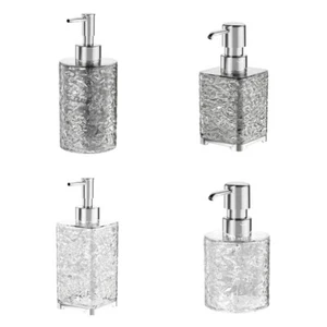 Glass Soap Dispenser Foam Soap Dispenser Diamond Refillable Hand Soap Dispenser - Picture 1 of 12
