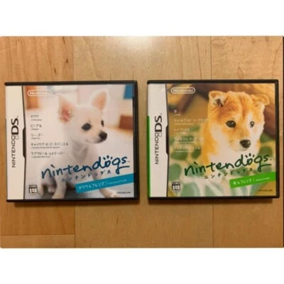Nintendogs Shiba , Chihuahua & Friends 2Games set Nintendo DS Tested - Image 1 of 4