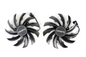 Pełny zestaw wentylatorów GPU 95mm Gigabyte 1650 1660 Ti 2060 2070 SUPER PLD10010S12H | US... - Zdjęcie 1 z 4