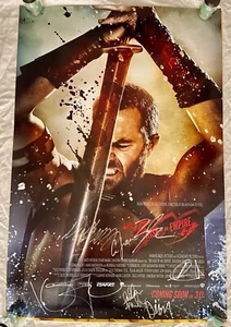 300 Rise of An Empire Cast Signed 27x40 Poster PSA/DNA Zack Snyder Frank Miller - Picture 1 of 12