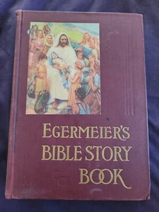 Vintage Egermeiers Bible Stories Story Book 1939 Religion Jesus Spiritual Good - Bild 1 von 9