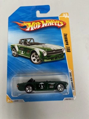 Hot Wheels 2009 nuevos modelos Triumph TR6 #33 verde A109 Foto 1 de 2