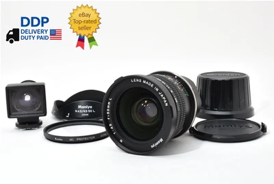 [MINT w/View Finder] Mamiya N 50mm f/4.5 L Lens For Mamiya 7 7II From JAPAN - Image 1 of 4