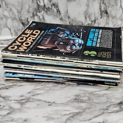 Cycle World Motorcycle Magazines Lot of 16 Vintage 1970s & 1980s - Image 1 of 4