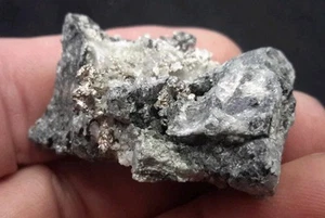 41mm NATURAL SILVER CRYSTALS in CALCITE from Morocco. - Imagen 1 de 11