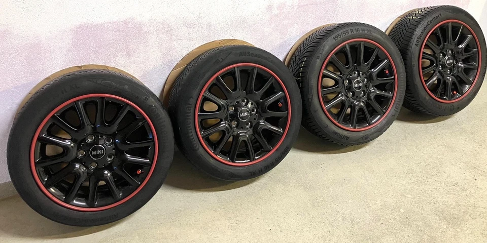 MINI F55 F56 F57 Ganzjahres-Kompletträder Conti + RDKS : 2 Reifen 100% 2 St. 75% - Bild 1 von 4