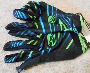 NOS ANSWER ADULT STRIKE FORCE GRAY BLUE BLACK MX GLOVES SM 33-7544 - Picture 1 of 3