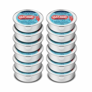 Pets Deli Getreidefreies Nassfutter Filet Menü für Katzen mit Thunfisch 12 x 85g - Bild 1 von 3