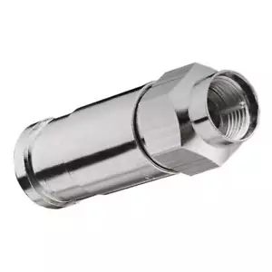 POWER FIRST 4LWY5 Coax Conn,F-Type,RG11 Reg/Tri/Quad,PK10 4LWY5 - Picture 1 of 2