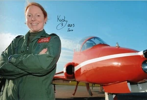 Kirsty Moore Red Arrows Hand Signed Photo 12x8" - Picture 1 of 1