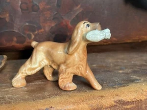 Antique vintage Hagen Renaker Cocker Spaniel Dog Figurine w/ Newspaper - Picture 1 of 6