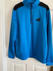 NFL Team Apparel Carolina Panther’s Blue Jacket Size L - Picture 1 of 5