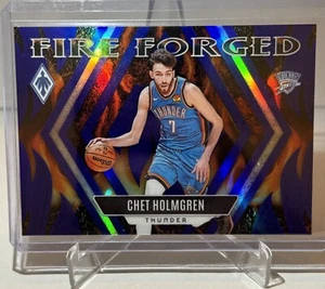 2023-24 Panini Phoenix - Chet Holmgren - Fire Forged - Blue Color-Match - 24/25! - Picture 1 of 2