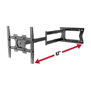 Physix Long arm TV Wall Mount for 32-75 inch Screens, Extension up to 47 inch - Picture 1 of 7