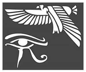 1- 5x6 inch Stencil, (PI-4) Egyptian (6mil)
