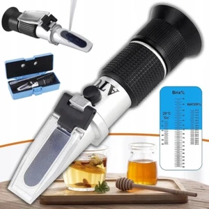 Refraktometer Honig Imker Wasser Zucker Gehalt, Brix: 58-90% Wasser: 12-27% 2025 - Bild 1 von 12