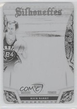 2013-14 Panini Preferred Silhouettes Printing Plate Black 1/1 Rick Barry HOF 0o9