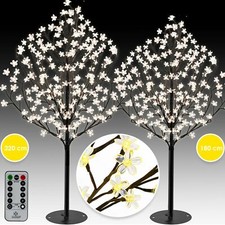 Trends4u 600 Led Lichterbaum Schwarz 180cm Warmweisses Licht Innen Und Aussen Amazon De Beleuchtung